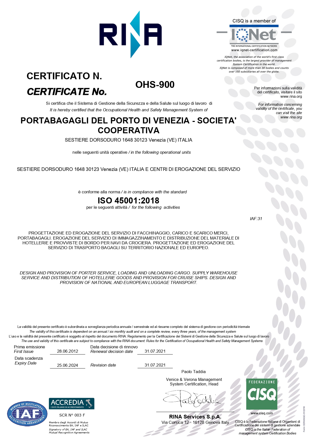 Documento ISO 9001:2015